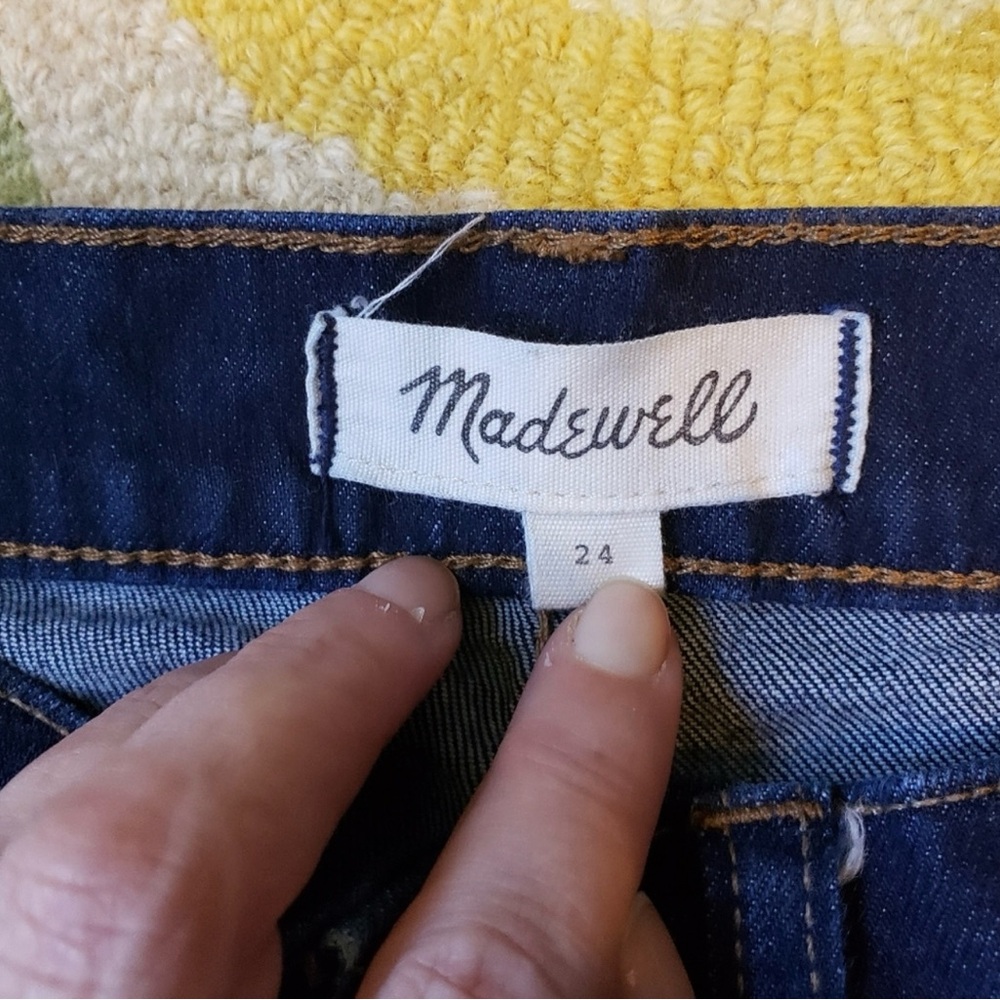MADEWELL HIGH RIDE RAW HEM SHORTS - Picture 2 of 4